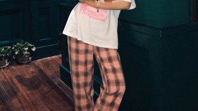 🤰🏻임신 중에도 예뻐 보이고 싶다면? 득템찬스! 임부복 체크바지 후기